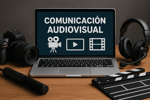 Comunicación audiovisual: qué es, ejemplos y salidas profesionales alt="Estudiante editando video con software profesional